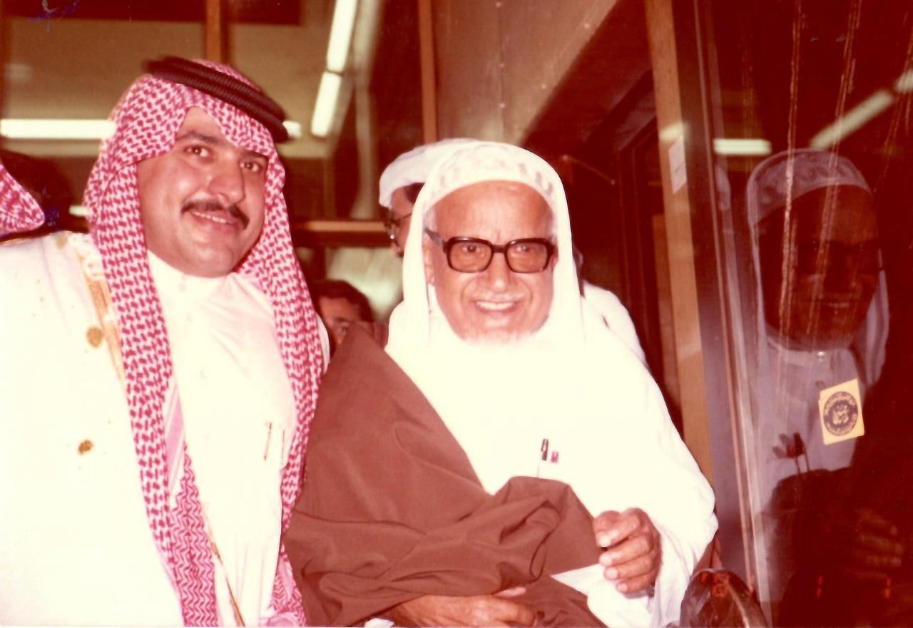 محمد رضا نصرالله مع الشيخ حمد الجاسر